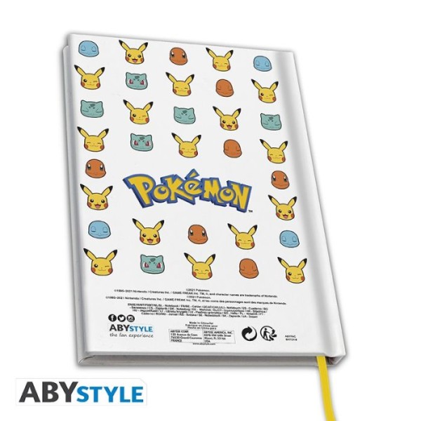 ABYstyle POKEMON - A5 Notebook Starters X4