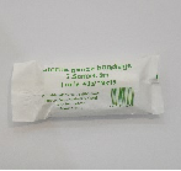 GAUZE BANDAGE ROLL STERILE7.5CM*4.5M 1PC