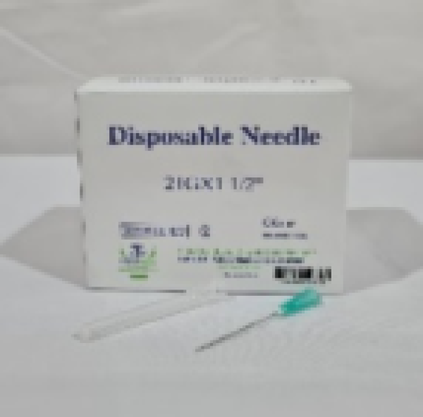 NEEDLES 21G*1/2 100'S ( GREEN )