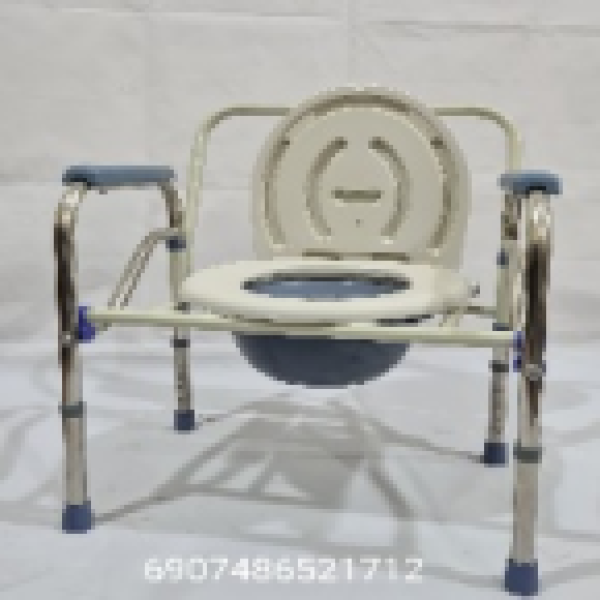 COMMODE TOILET CHAIR(WHITE)