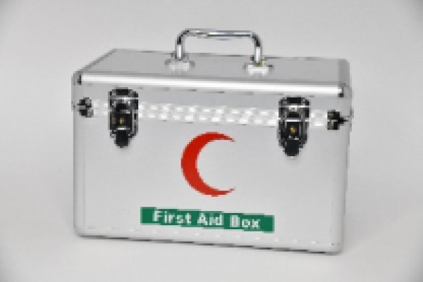 FIRST AID BOX ALUMINIUM SMALL 25*15*15CM