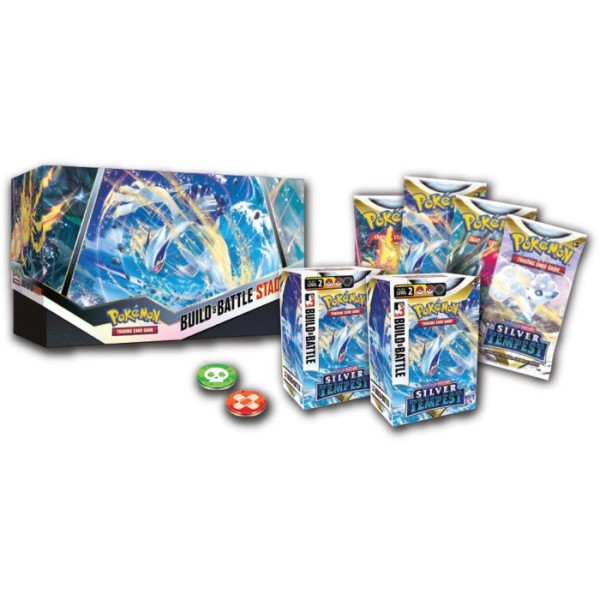 Pokemon TCG: Sword and Shield Silver Tempest Build & Battle Stadium