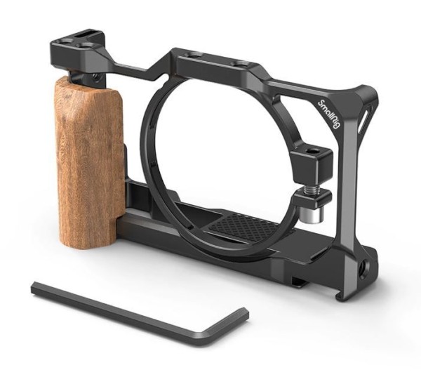 SMALLRIG 2937 CAGE WITH WOODEN HANDGRIP FOR SONY ZV-1F/ZV 1