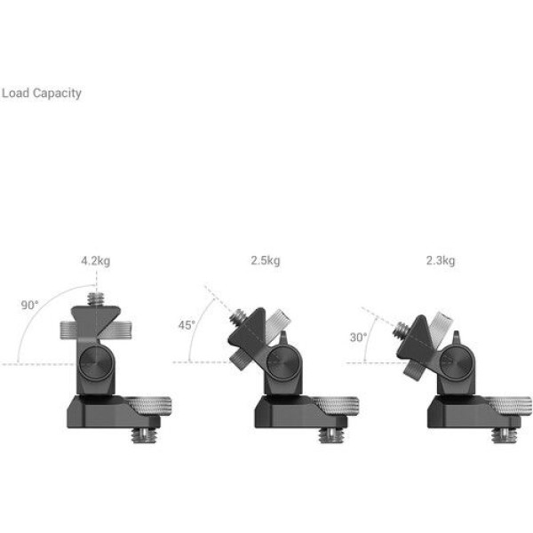 SMALLRIG 2903B SWIVEL AND TILT ADJUSTABLE MONITOR MOUNT WITH ARRI-STYLE SCREW MOUNT