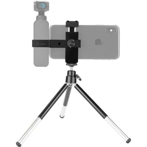 DIGITALFOTO OP-TC01 TRIPOD + COLD SHOE MOUNT SMARTPHONE CLAMP SYSTEM FOR OSMO POCKET