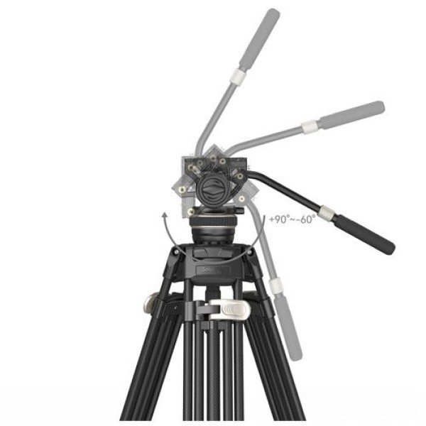 SMALLRIG 3989 FREEBLAZER HEAVY-DUTY CARBON FIBER TRIPOD KIT AD-100