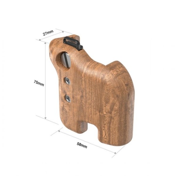 SMALLRIG HPS2675 WOODEN SIDE HAND GRIP FOR SIGMA FP