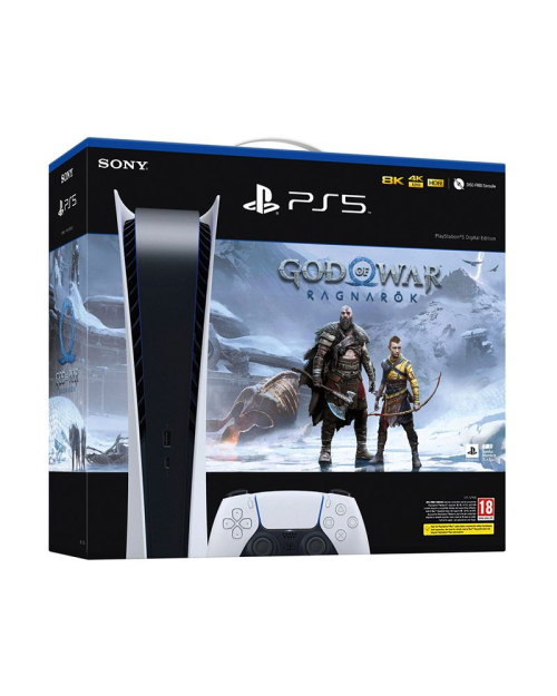 PlayStation 5 Digital Edition Console + God of War: Ragnarok Voucher