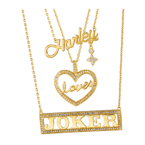 DC - Harley Loves Joker Necklace Set