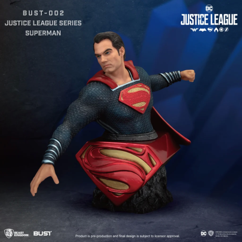 DC COMICS JUSTICE LEAGUE SUPERMAN BUST