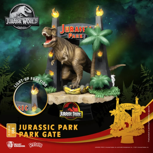 Beast Kingdom DS-088 Jurassic Park Gate