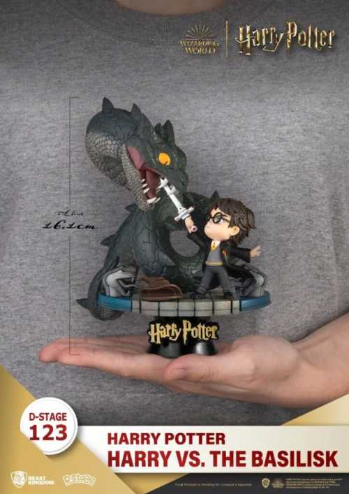 Beast Kingdom DS-123 Harry Potter- Harry vs. the Basilisk Diorama Stage