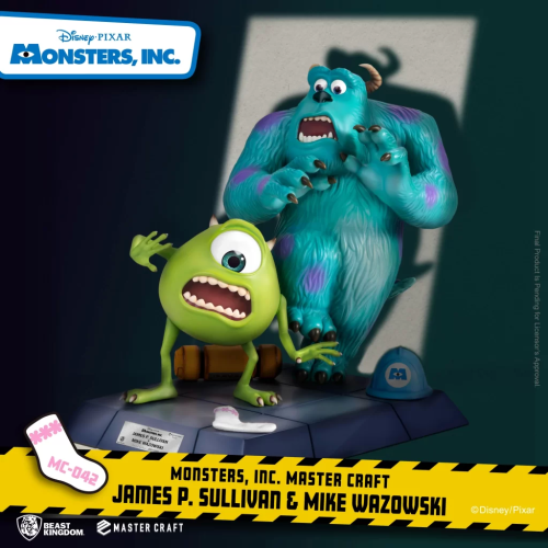 Beast Kingdom MC-042 Disney Pixar Monsters, Inc. James P. Sullivan & Mike Wazowski 