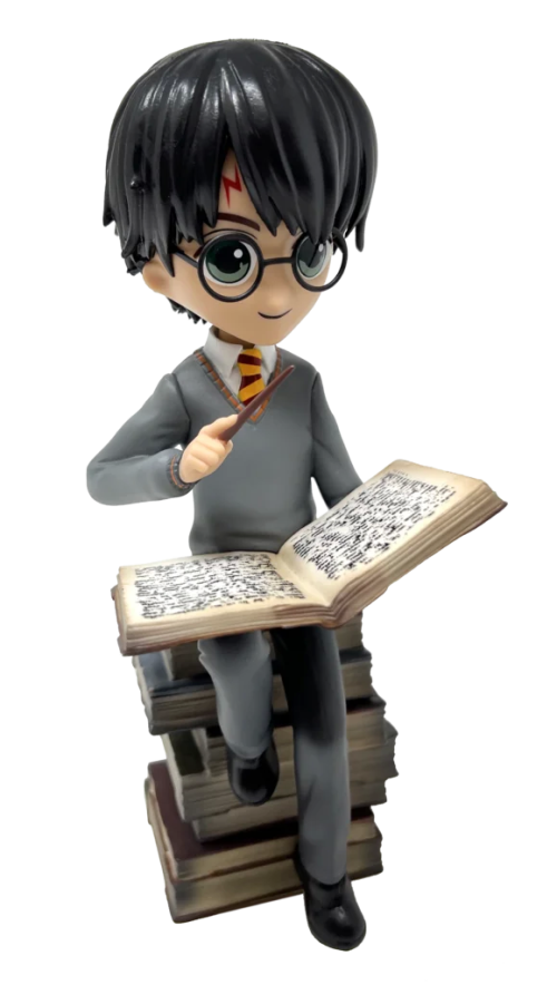 PLASTOY FIGURINE HARRY POTTER PILE DE GRIMOIRES