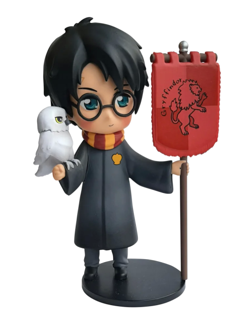 PLASTOY FIGURINE HARRY POTTER & HEDWIGE