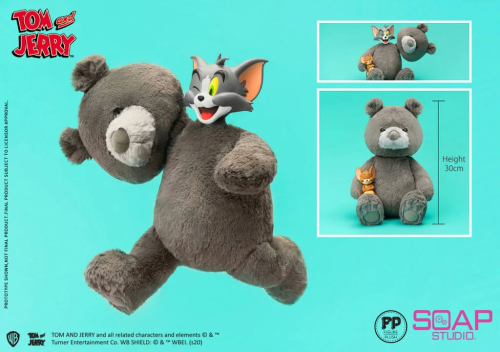 Soap Studio CA111 TJ - PLUSH TEDDY BEAR FIGURE (Ver.2 Charcoal gray)