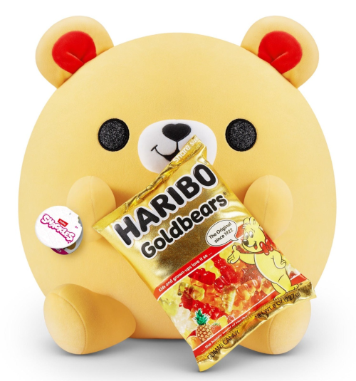 Zuru SNACKLES-PLUSH MEDIUM (Gold bear&Haribo)