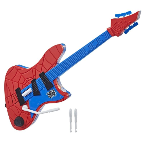 Hasbro Marvel Spider-Man: Across the Spider-Verse Spider-Punk Web Blast Spider-Man Guitar Toy