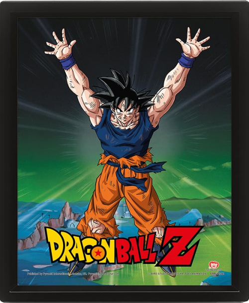 Dragon Ball Z Power Levels Increased Framed