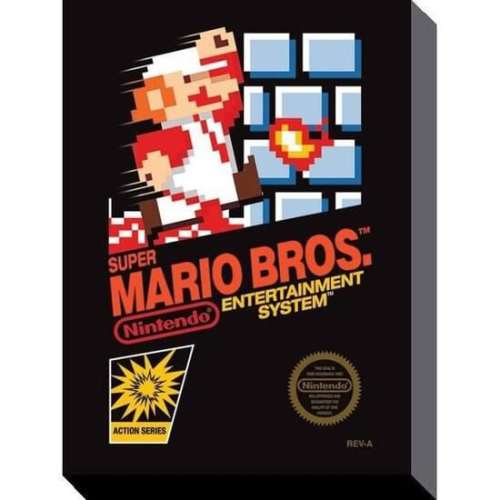 Super Mario Bros. Nes Cover 30 X 40cm