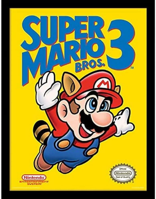 Super Mario Bros. 3 Nes Cover 30 X 40cm