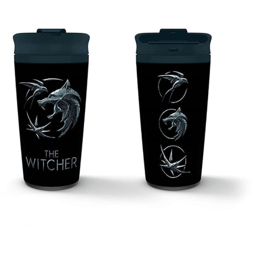 The Witcher Sigils Metal Travel Mug