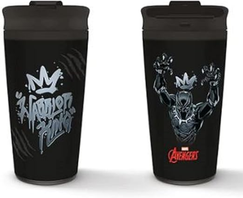 Black Panther  Warrior King Metal Travel Mug