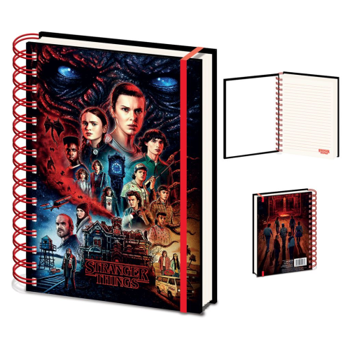 Stranger Things 4 Vecna A5 3d Notebook