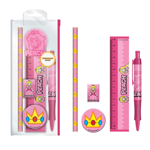 Super Mario Princess Peach Stationery Set