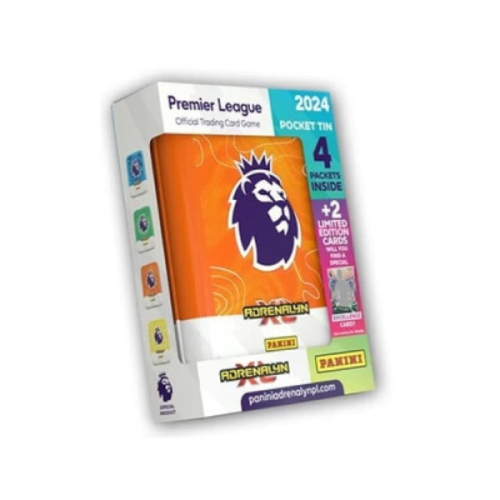 Panini Premier League 2024 Adrenalyn XL Trading Card Pocket Tin (1 Random Pc)