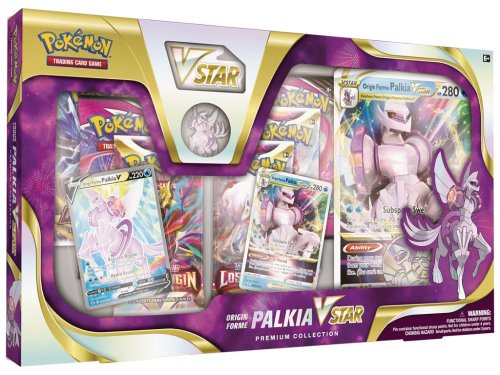 Pokemon TCG: Dialga Palkia V Star Premium V Box (1 Random Pc)