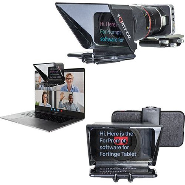 FORTINGE MIA-XL 3-IN-1 MOBILE TELEPROMPTER