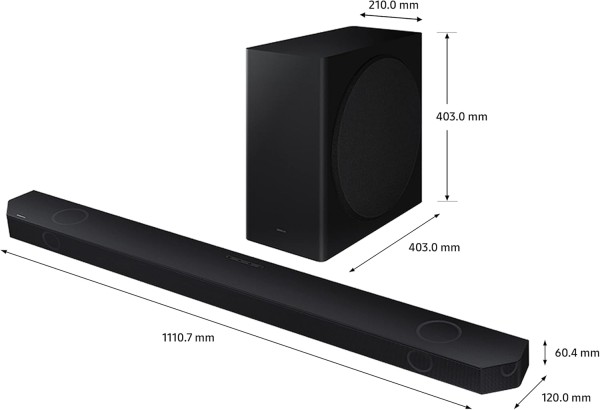 Samsung 5.1.2ch Wireless Dolby Atmos Soundbar HW-Q800C/ZN