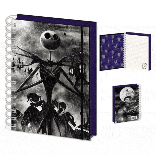 Nightmare Before Christmas Seriously Spooky A5 3d Notebook