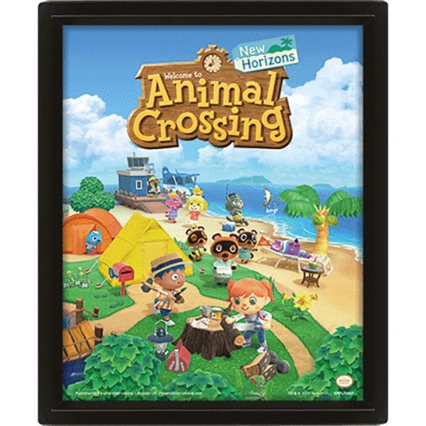 Pyramid Animal Crossing New Horizons Framed