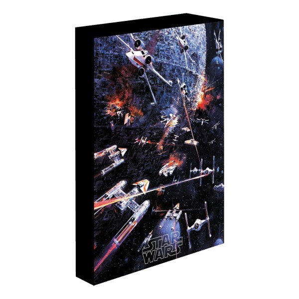 Star Wars Death Star Assault Light Up Canvas