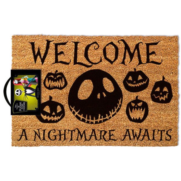 Nightmare Before Christmas A Nightmare Awaits Doormat