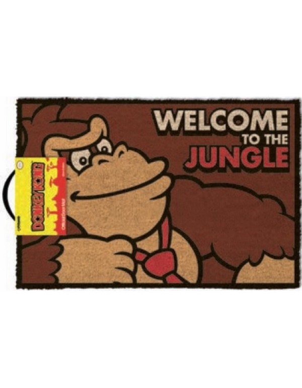 Donkey Kong Welcome To The Jungle Door Mat