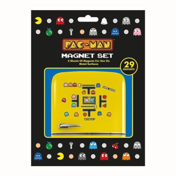 Pac-Man Pixel Magnet Set