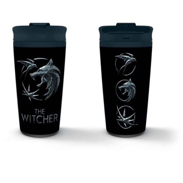 Pyramid The Witcher (Sigils) Metal Travel Mug