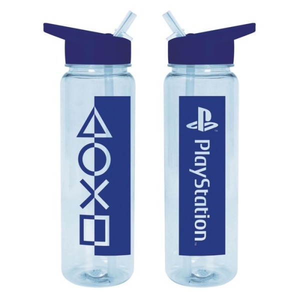 Playstation Blue Tone Plastic Drinks Bottle