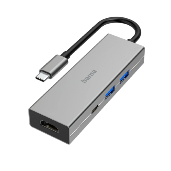 Hama 4-in-1 USB-C Hub, 3 x USB-A, HDMI