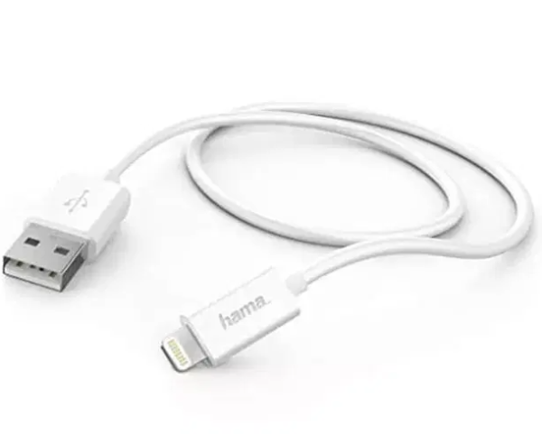 كابل USB-A إلى Lightning للشحن ونقل البيانات بطول 1 متر من Hama