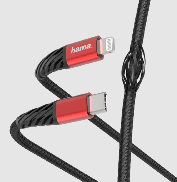 كابل شحن سريع من Type-C إلى Lightning بطول 1.5 متر من Hama