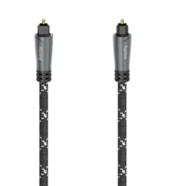 Hama Audio Optical Fibre Toslink Cable 3.0 m - Metal