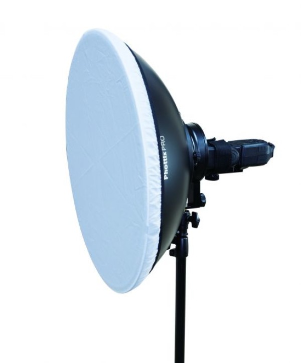 PHOTTIX BEAUTY DISH MK II 51CM SILVER + BOWENS ADAPTER