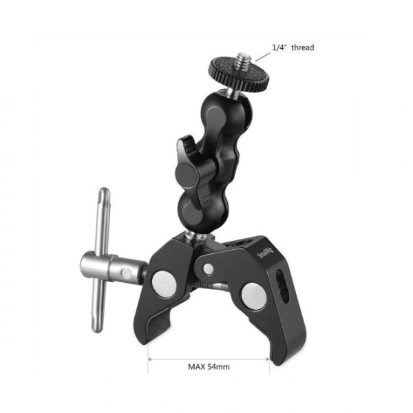 SMALLRIG 2164 MULTI-FUNCTIONAL CRAB-SHAPED CLAMP WITH BALLHEAD MAGIC ARM