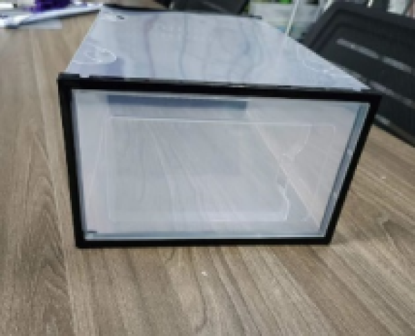 Shoes transparent storage boxMaterial: PP  Product: 33*23*14cm