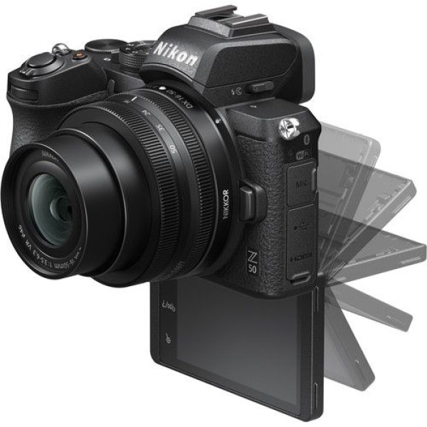 NIKON Z50 MIRRORLESS DIGITAL CAMERA WITH 16-50MM LENS