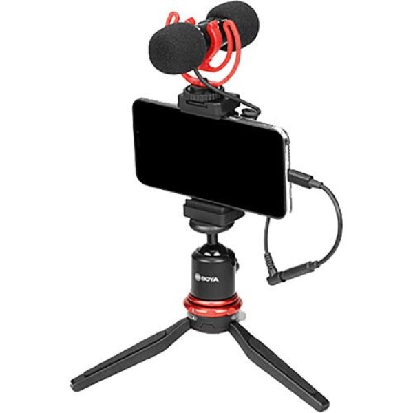 BOYA BY-MM1 PRO ULTRACOMPACT CAMERA-MOUNT DUAL-CAPSULE SHOTGUN MICROPHONE